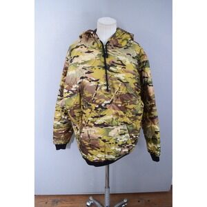 Perseverance Survival Quilted Hoodie Medium Camo Ripstop Insulated Mens Tactical